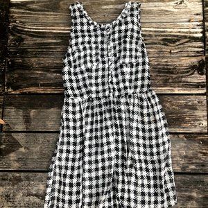 SOLD—Mimi Chica Black & White Checker Sleeveless Dress